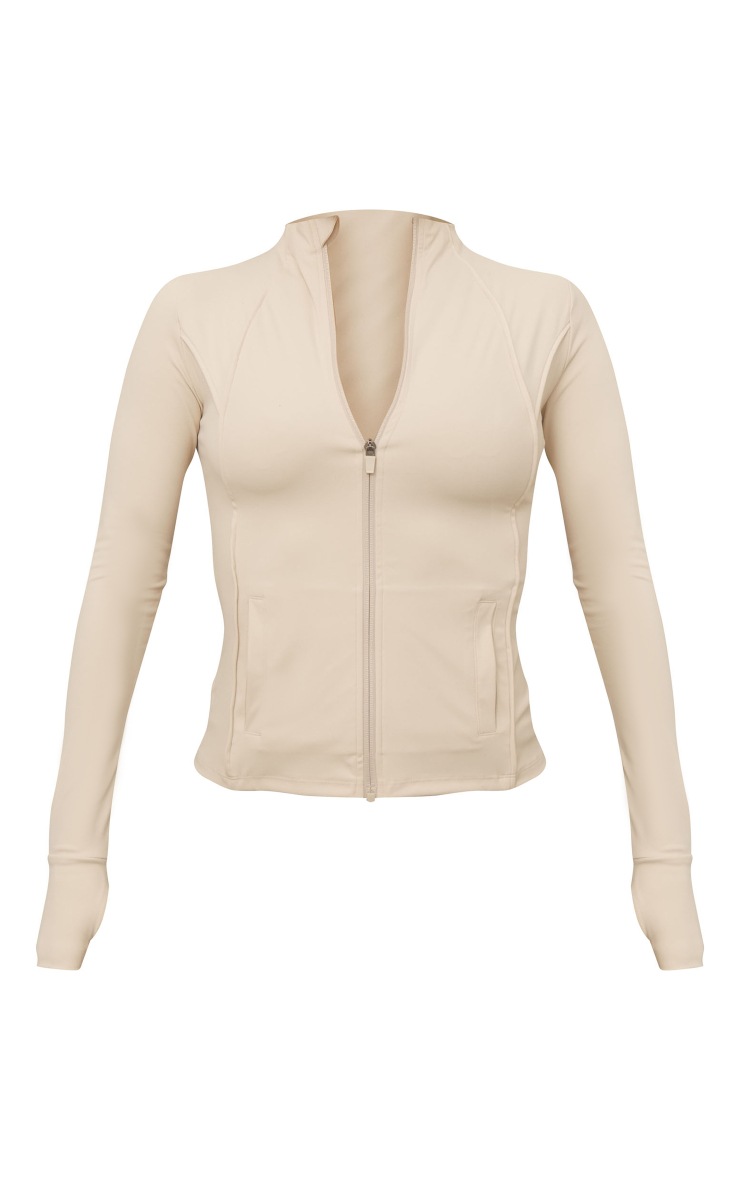  Sand Sculpt Seam Detail Gym Jacket image 5