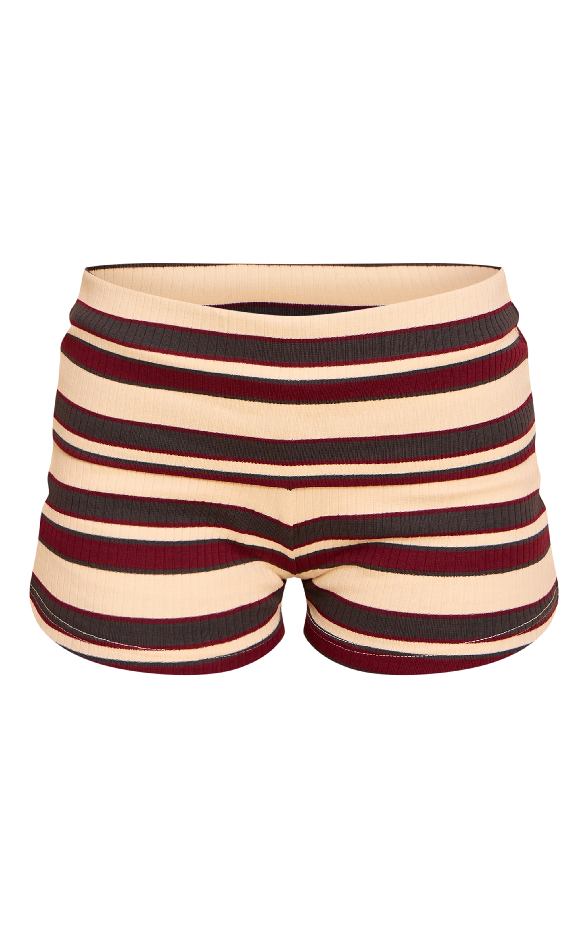 ★BADBLOOD★ Beyond Soft Fold Over Shorts Stripe Wine Badblood Beyond Soft Fold Over Shorts Stripe Wine – BBGSHOPHK