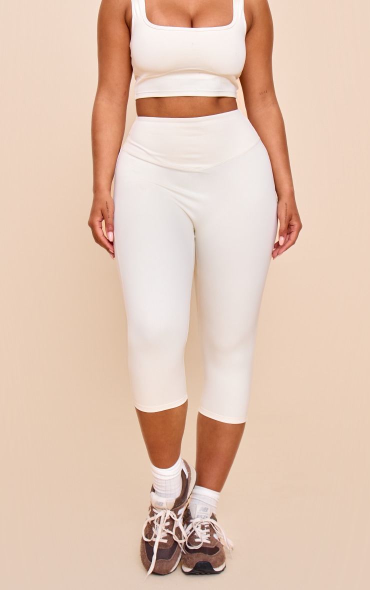 Shape Legging capri de sport en Sculpt crème au beurre à taille haute image 2