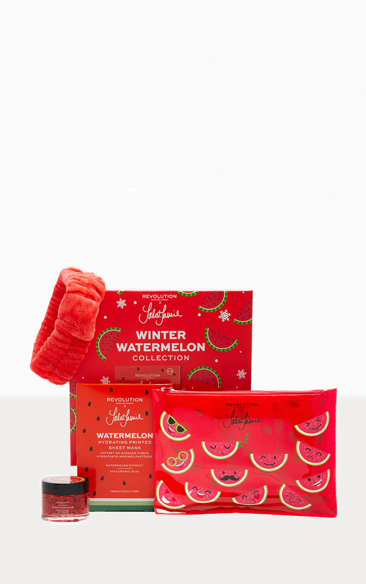 Revolution Skincare Jake Jamie Winter Walermelon Collection With Headband (Worth £30) image 1