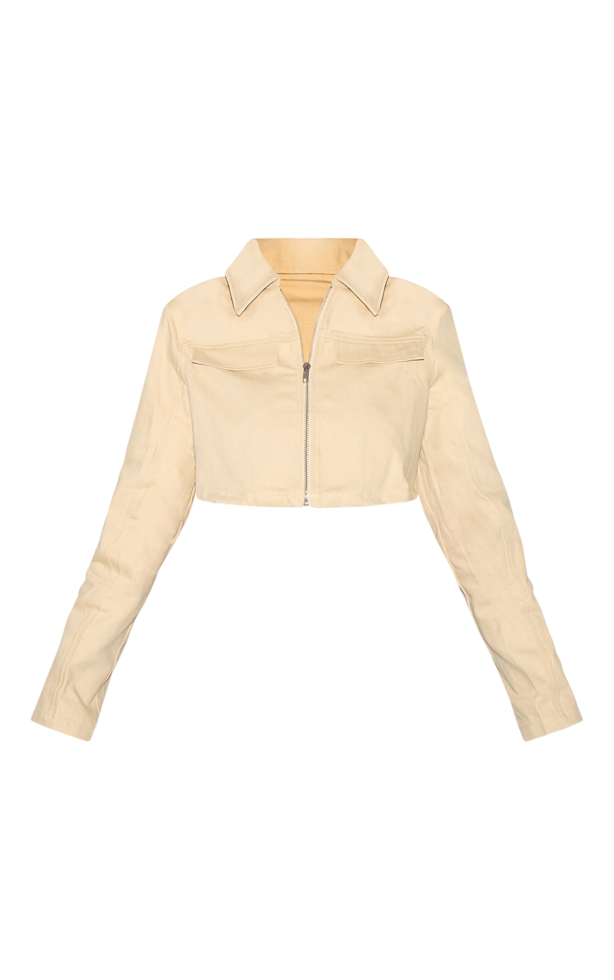 Sand Grain Detail Pocket Cropped Jacket image 5
