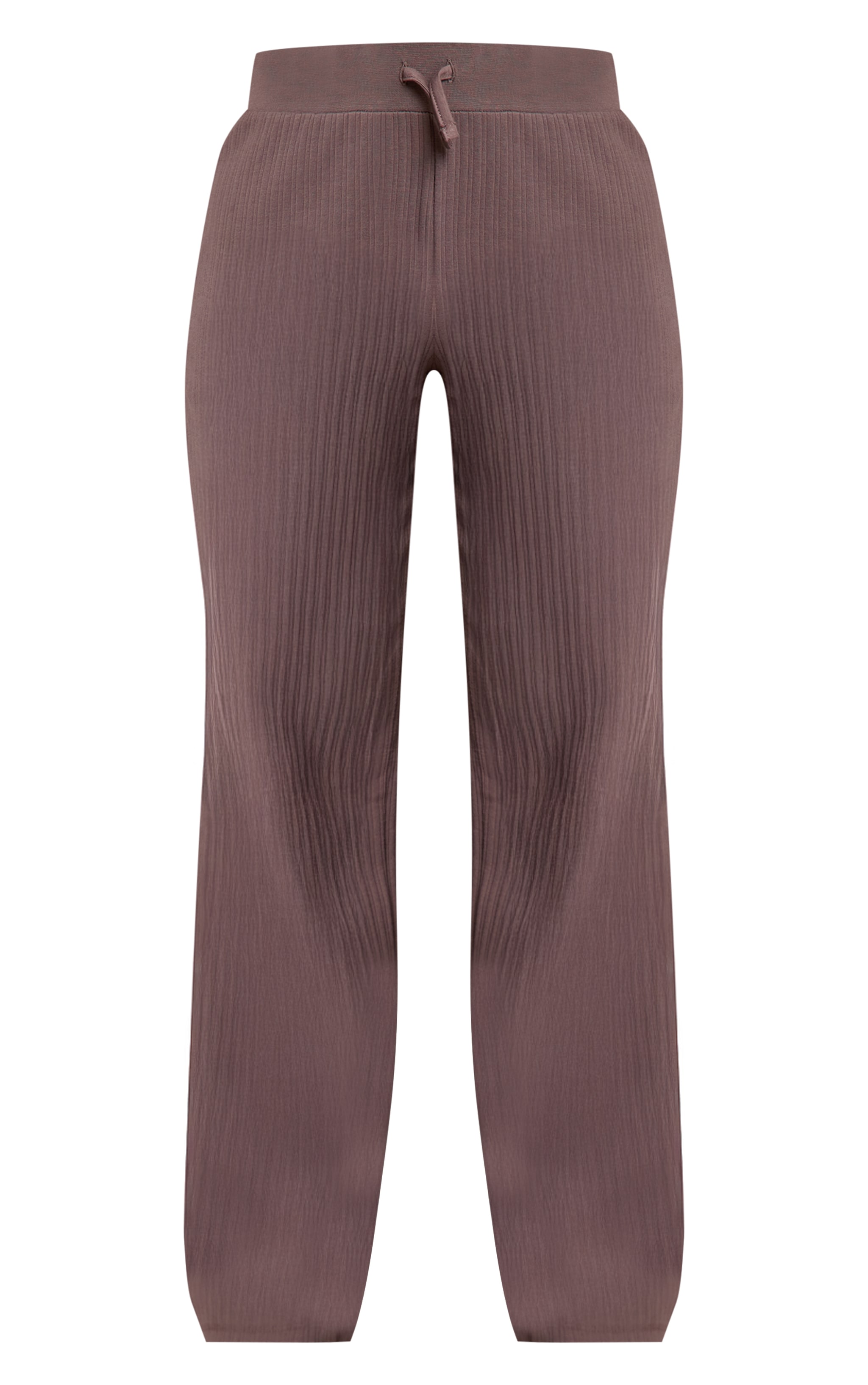 Petite Pantalon côtelé taupe à cordons ajustables sur la taille image 5
