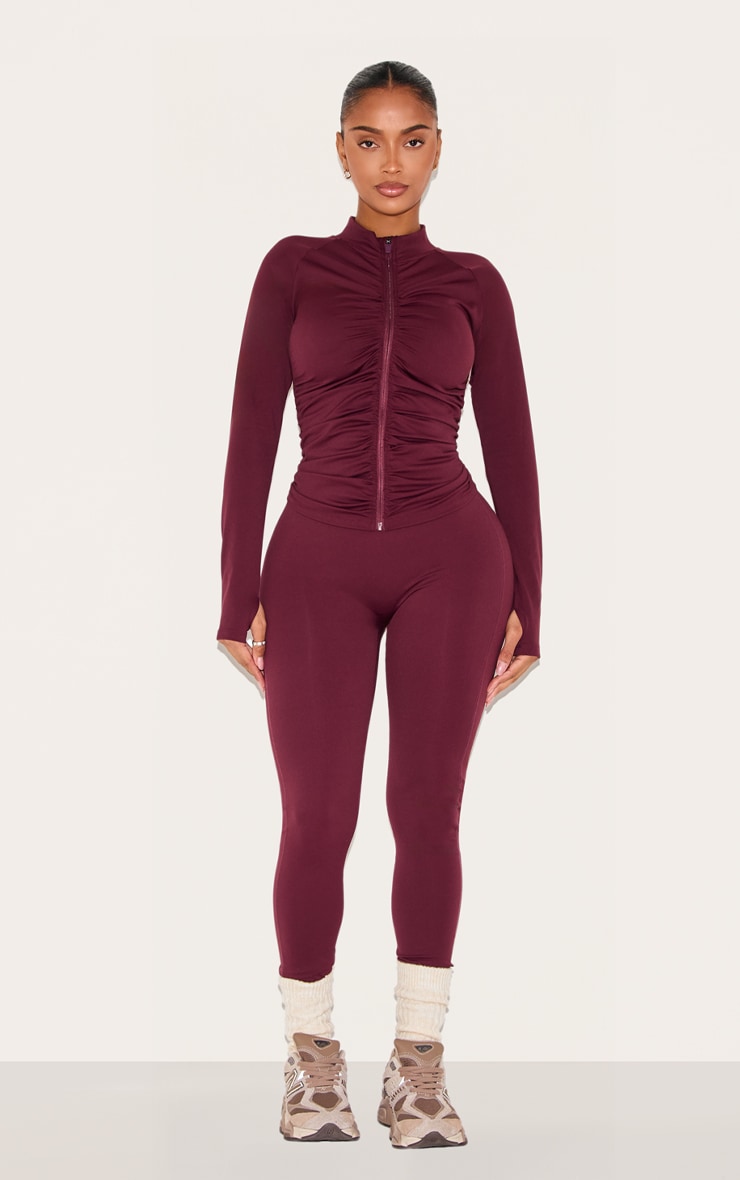 Shape Wine Active Ruched High Waisted Leggings image 1