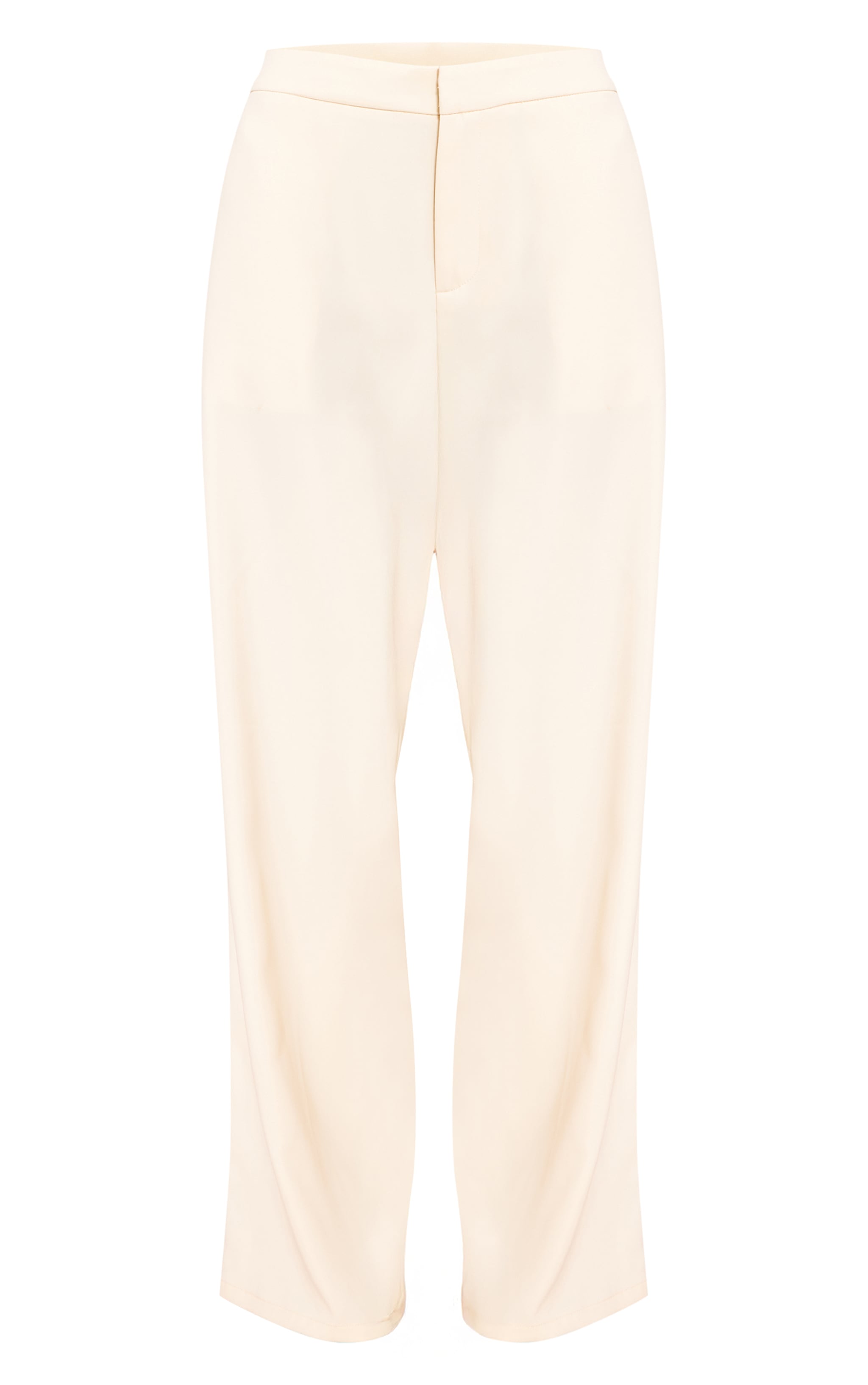 Butter Cream Woven Tailored Straight Leg Pant image 5