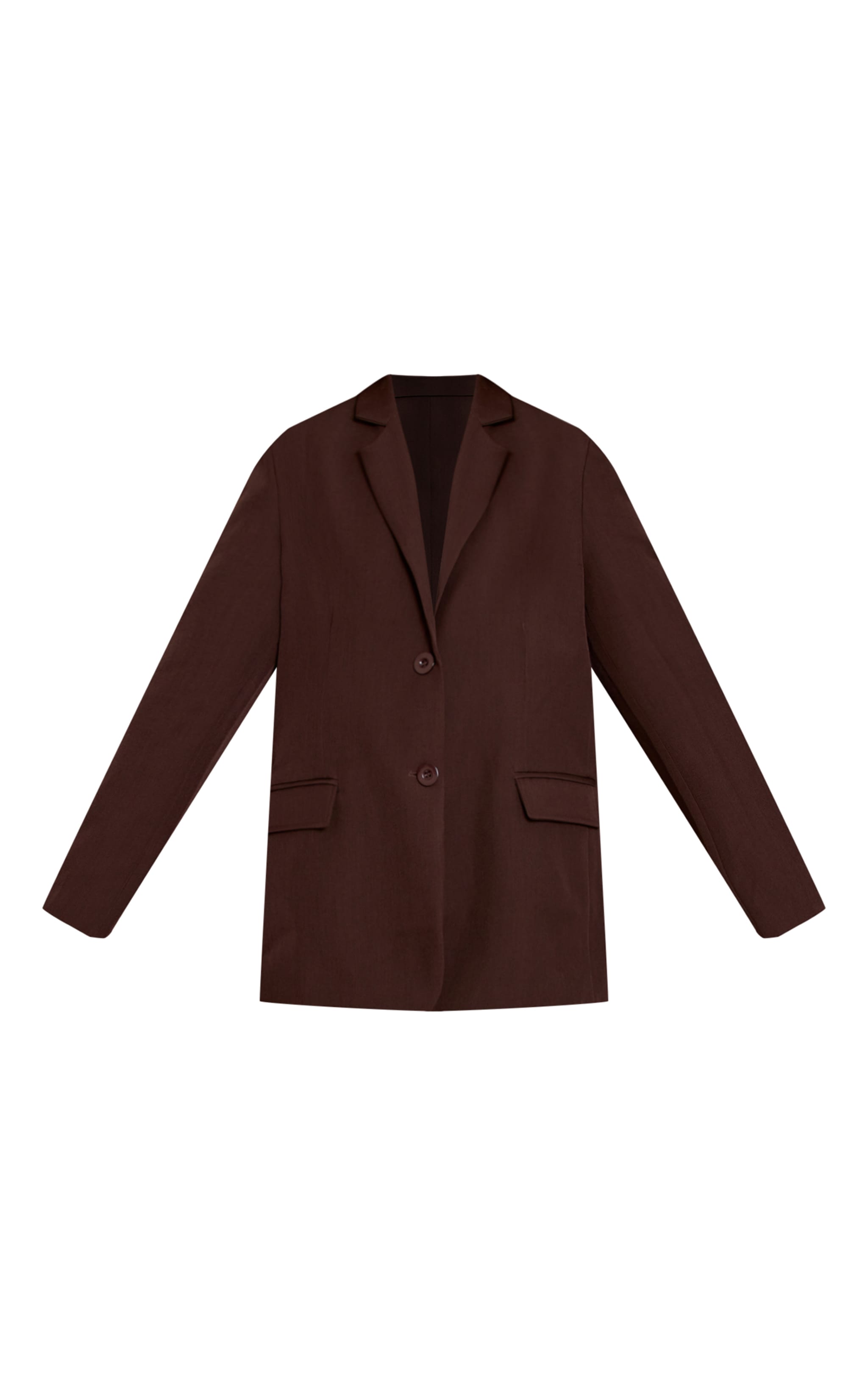 Chocolate Oversized Blazer image 5