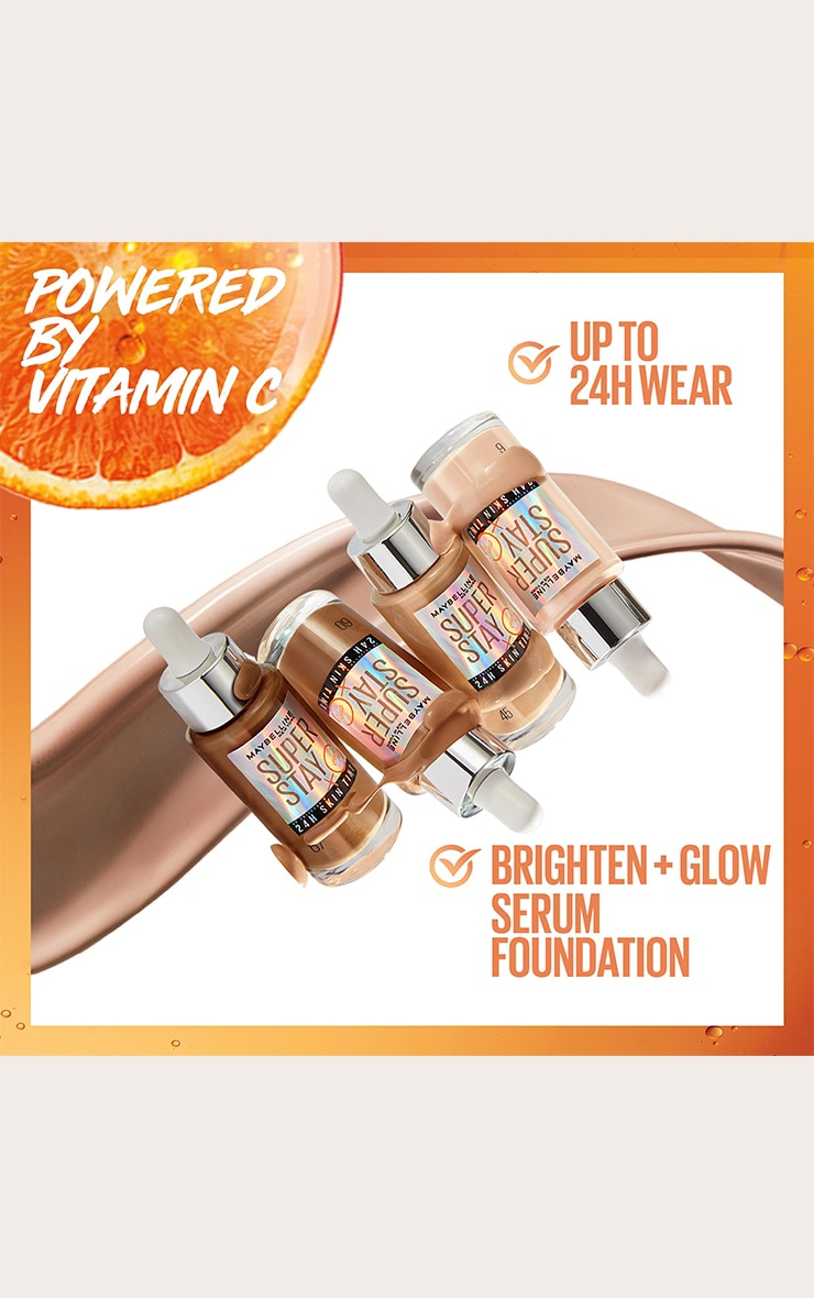 Maybelline Super Stay up to 24H Skin Tint Foundation + Vitamin C 40 image 3