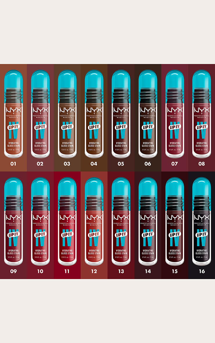 NYX PMU Lip Iv Hydrating Gloss Stain, Lip Gloss - Grape Gushin' image 3