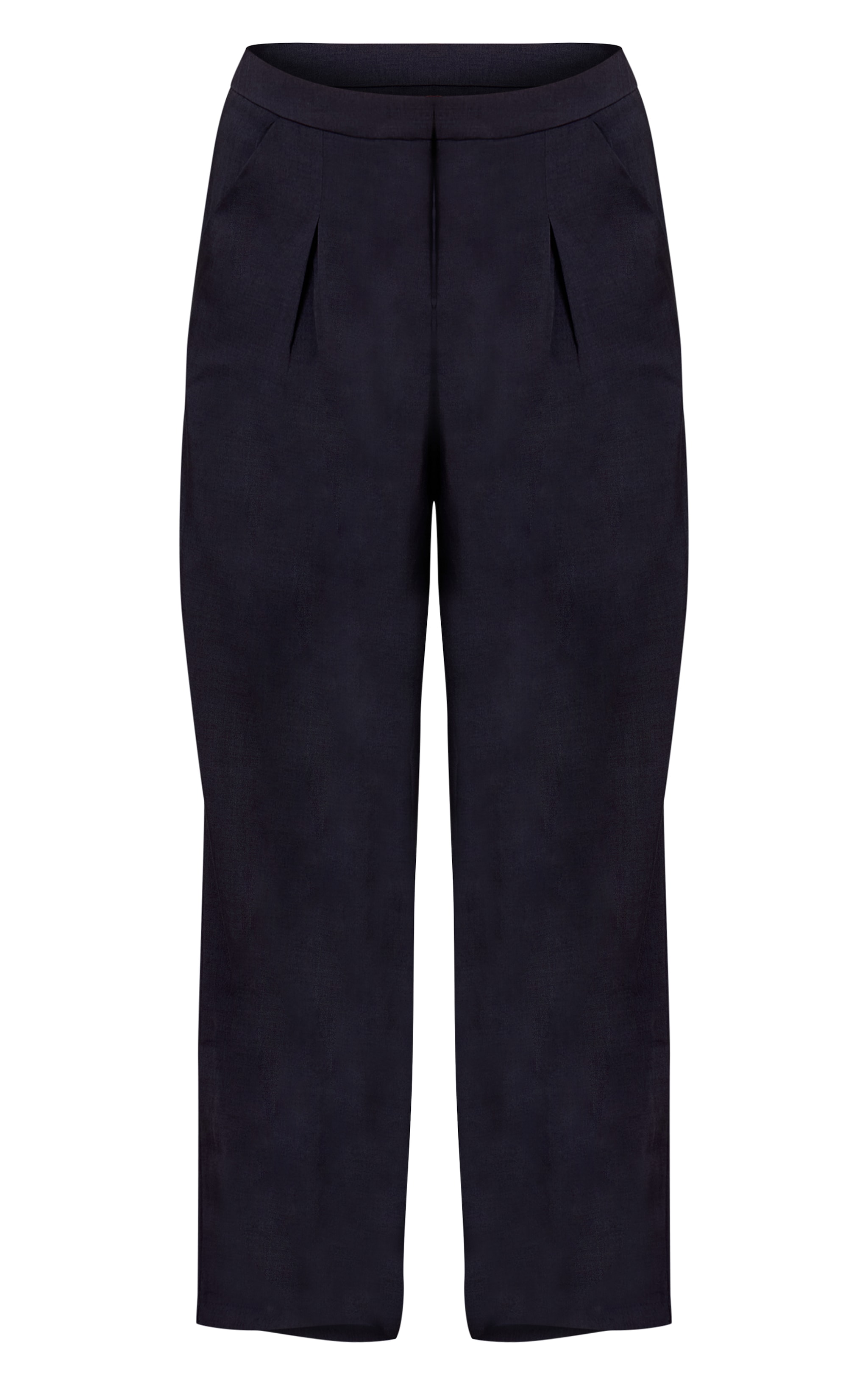 Navy Tailored Pleat Detail Woven Pant image 5