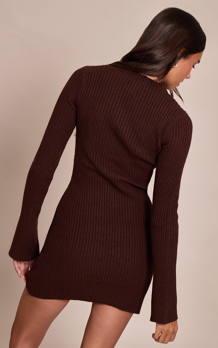 Chocolate Rib Knitted Dress image 2