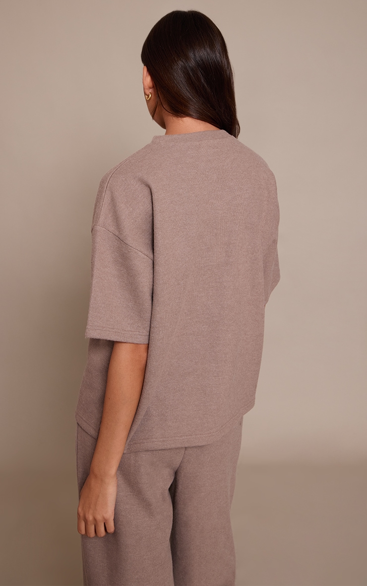 Mushroom Soft Touch Boxy T-shirt image 2