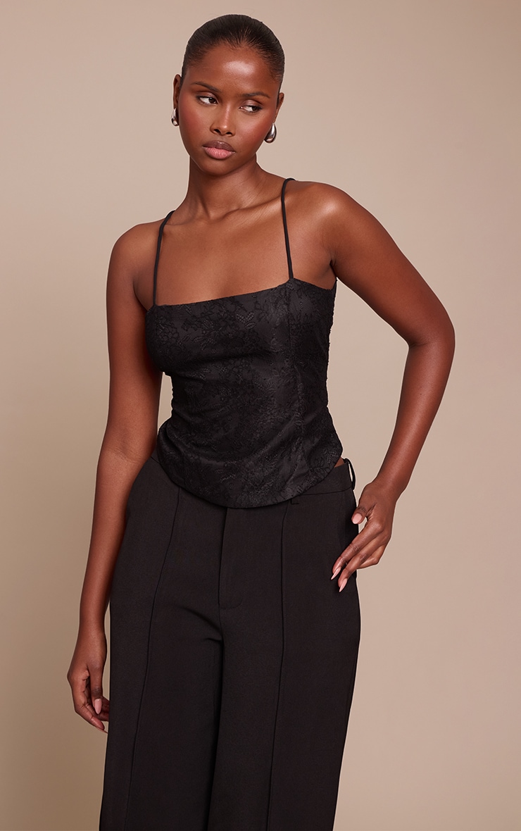 Black Lace Corsets | PrettyLittleThing USA