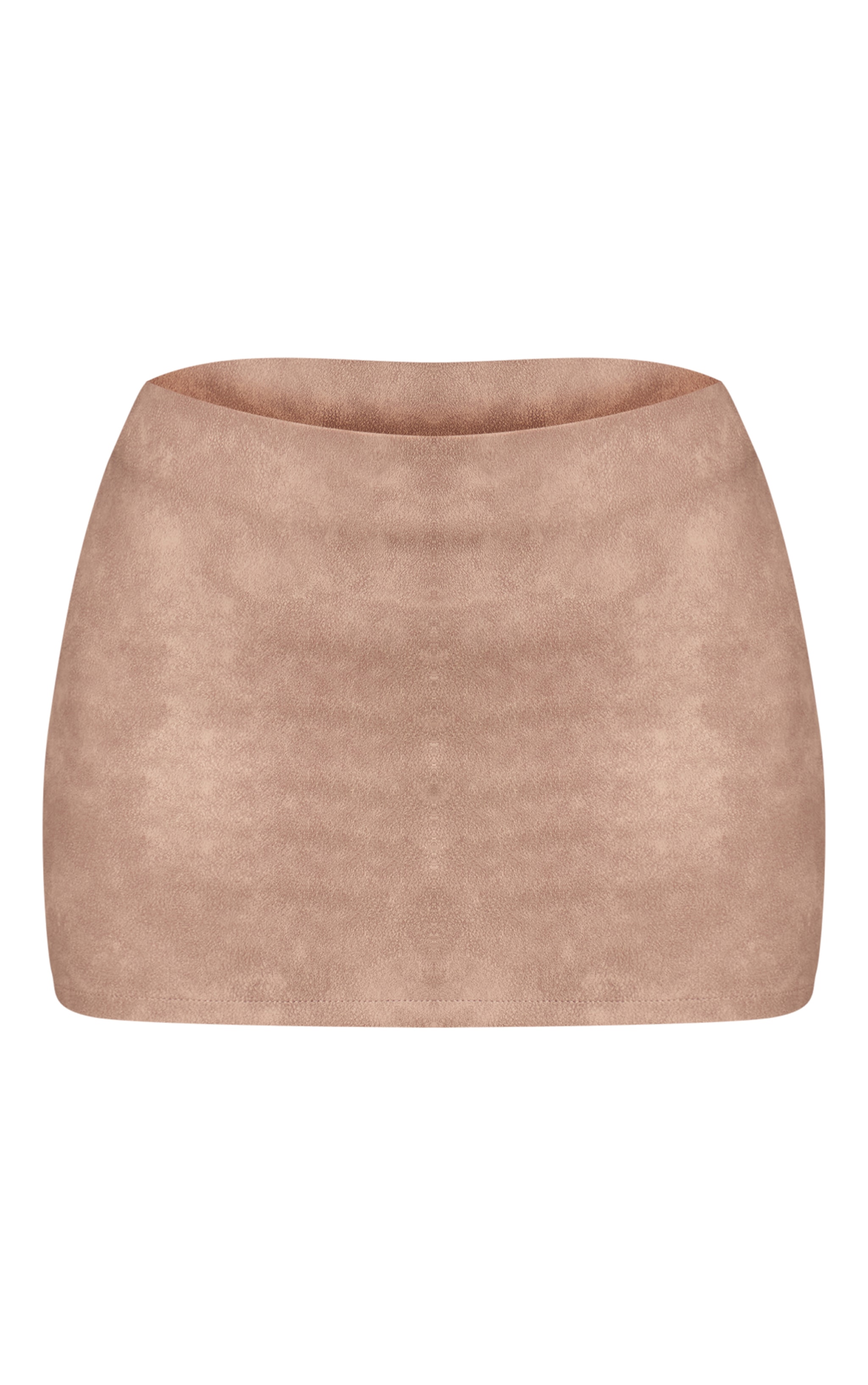 Petite Taupe Fitted Mini Skirt image 6