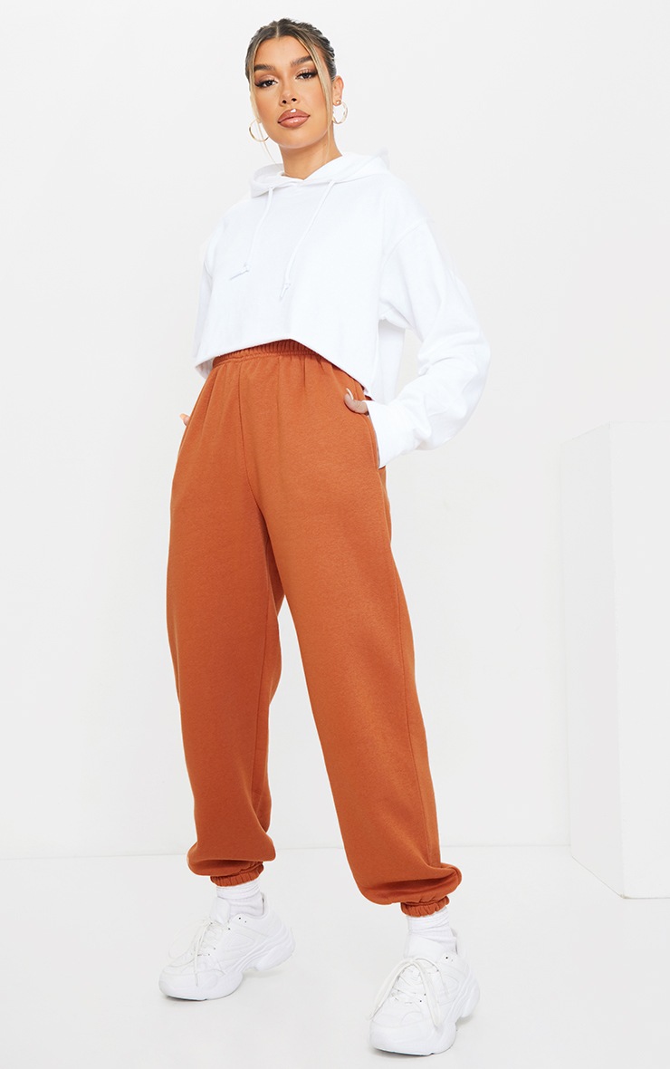 Rust Casual Joggers