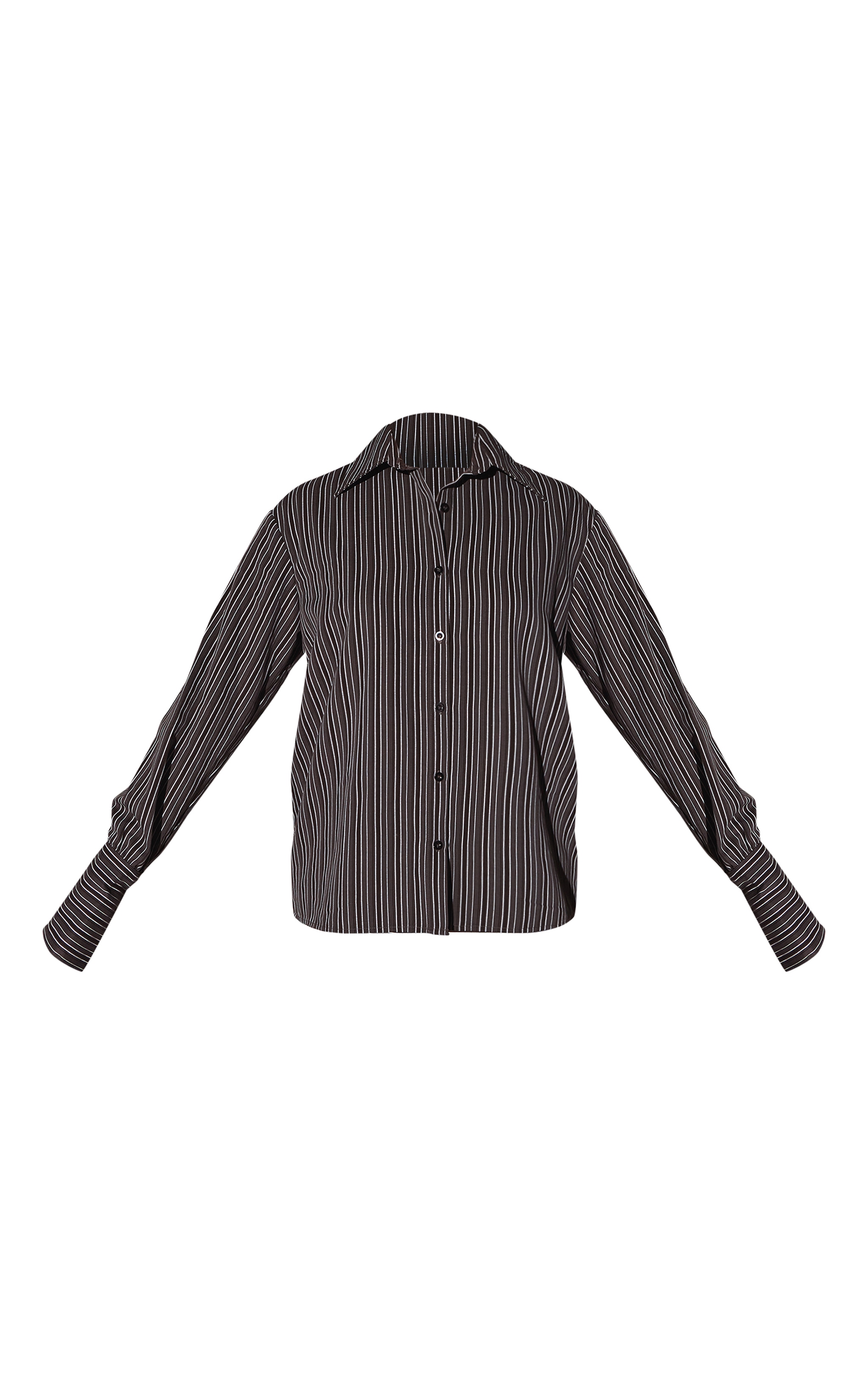 Black Stripe Button Up Shirt image 5