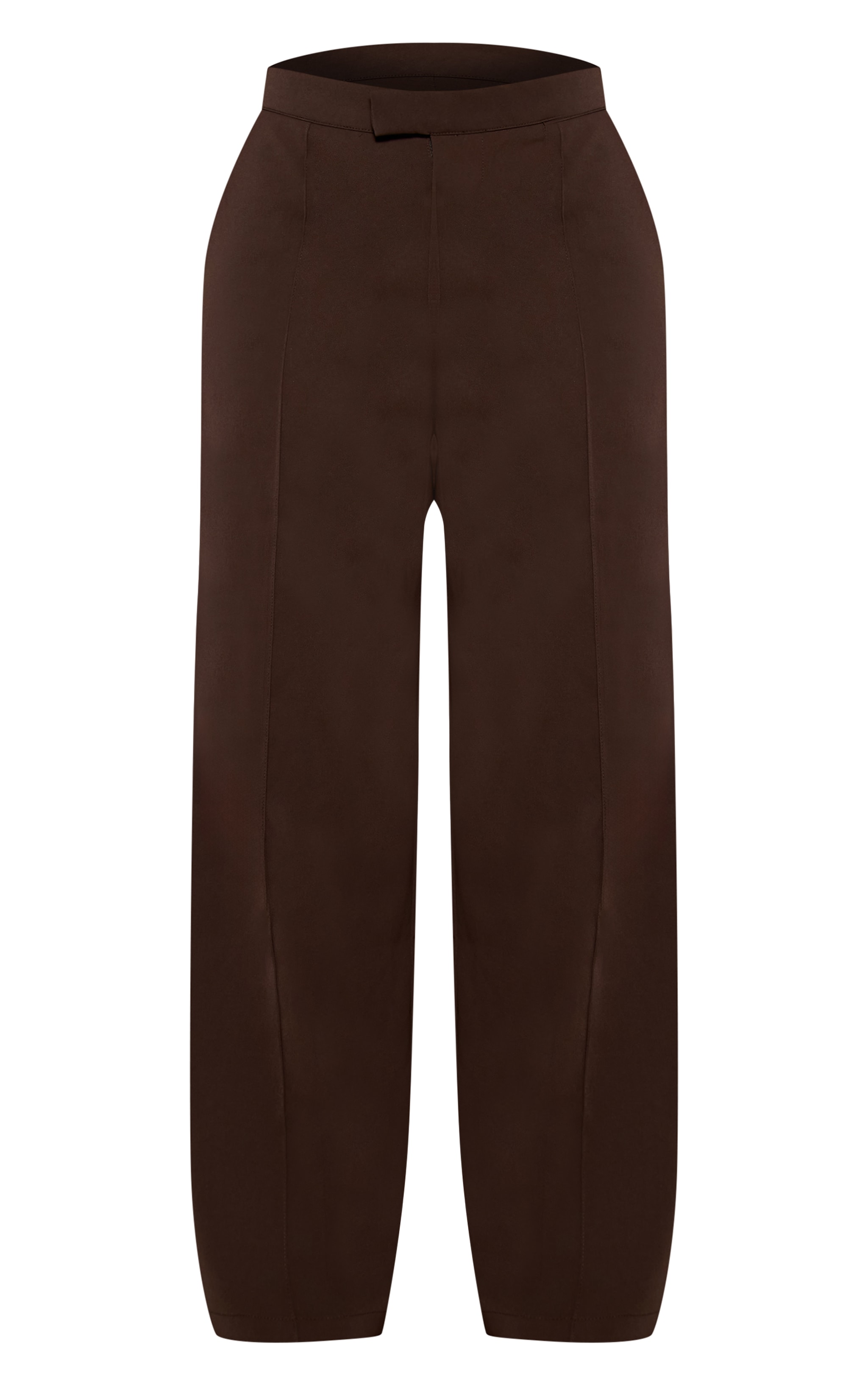 Petite Chocolate Seam Front Wide Leg Tailored Pants image 5
