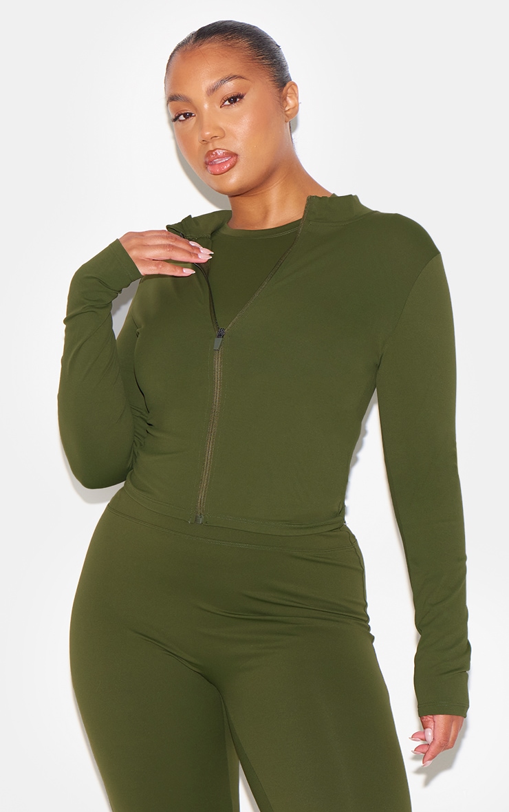 Khaki Sculpt Jacket image 9