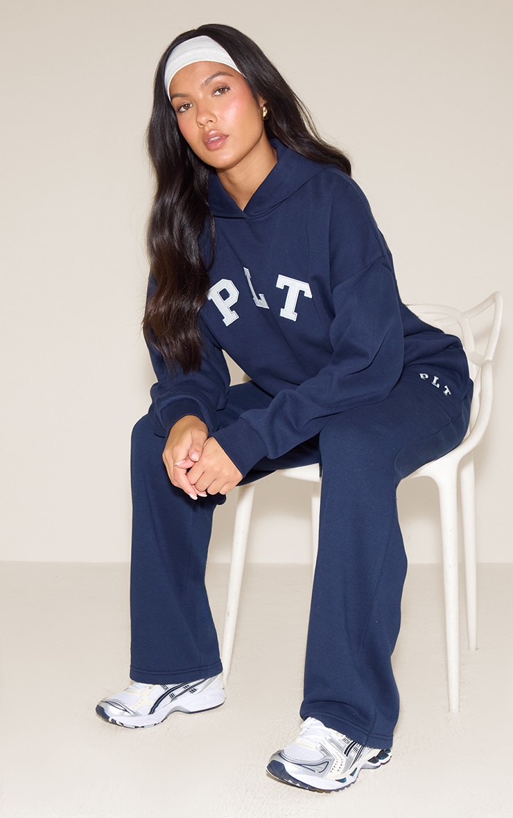 ☆Pleasenofollow☆ Mami Wide Sweat Jogger Cool Navy PNBDPT00 ☆Pleasenofollow☆ Mami Wide Sweat Jogger Cool Navy PNBDPT00
