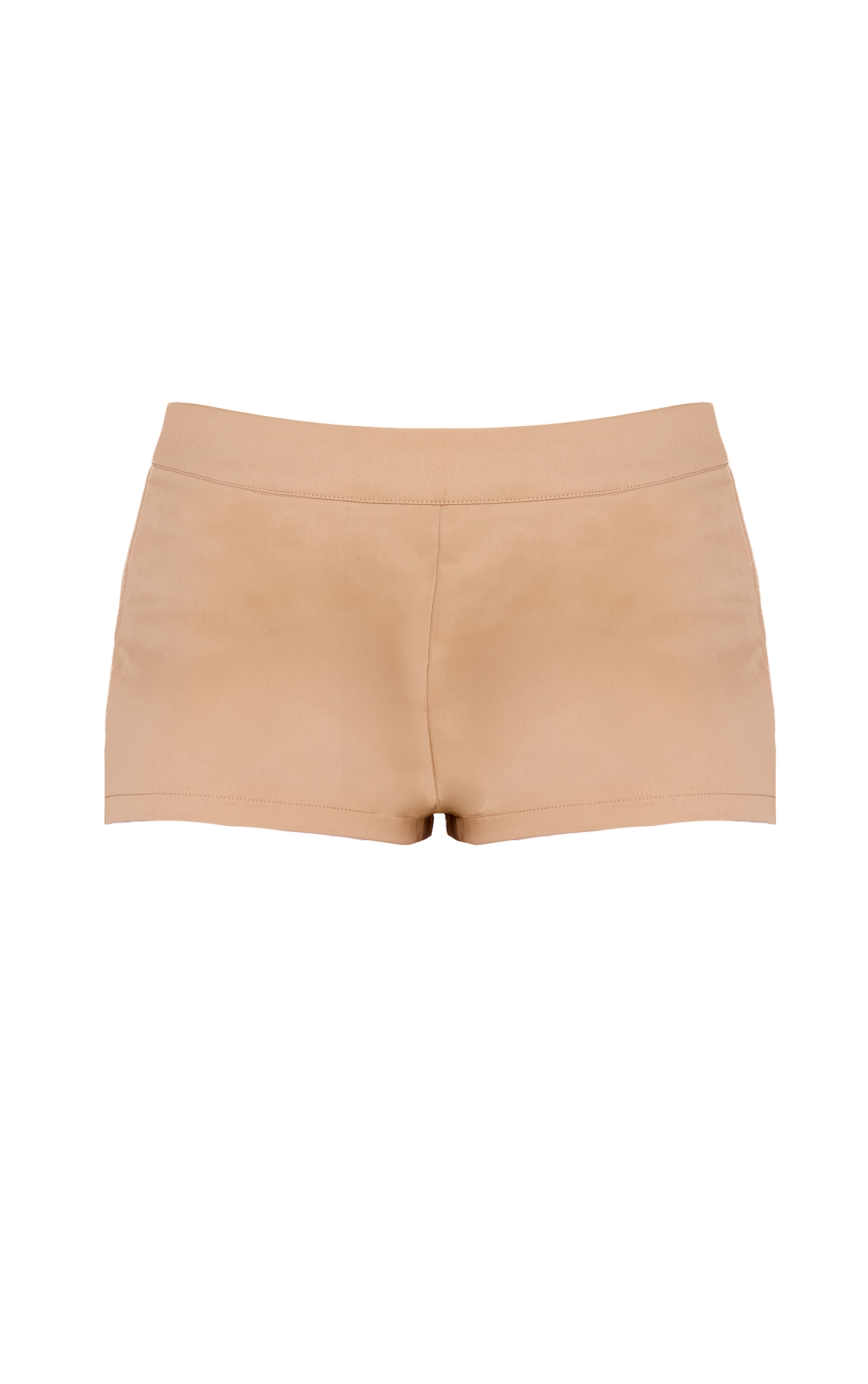 Sand Tailored Woven Mini Shorts image 6