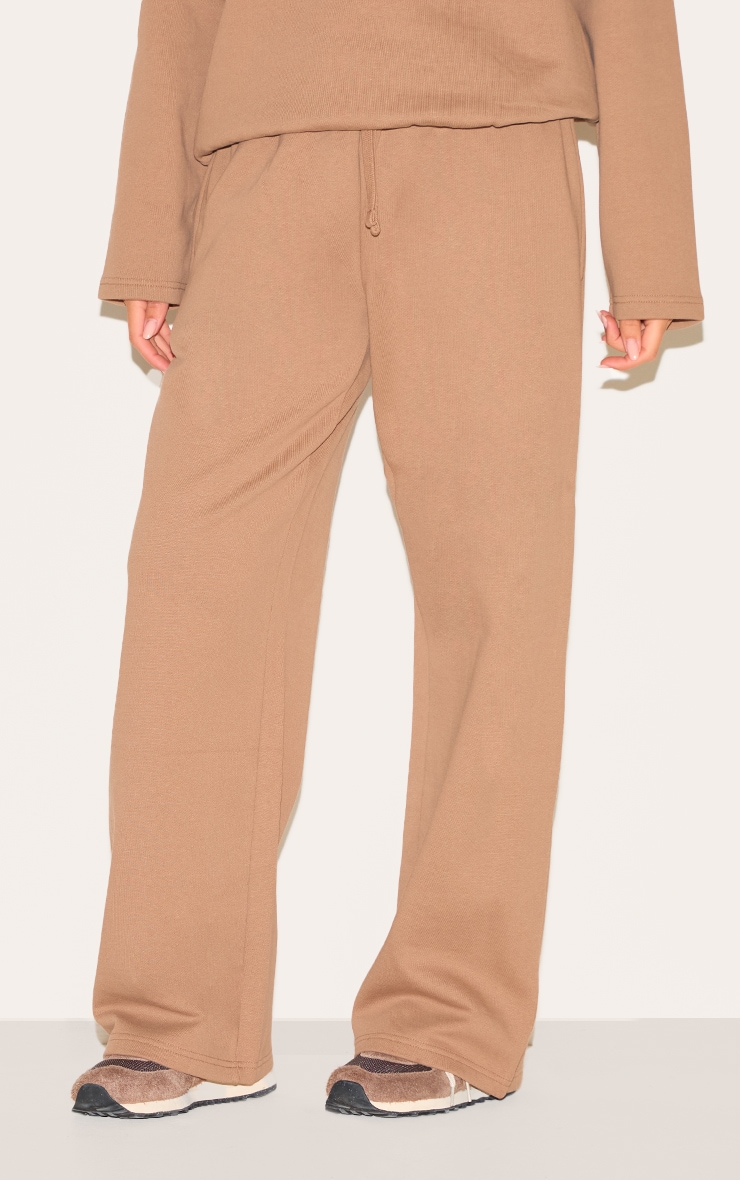 Taupe Premium Sweat Wide Leg Sweatpants image 2