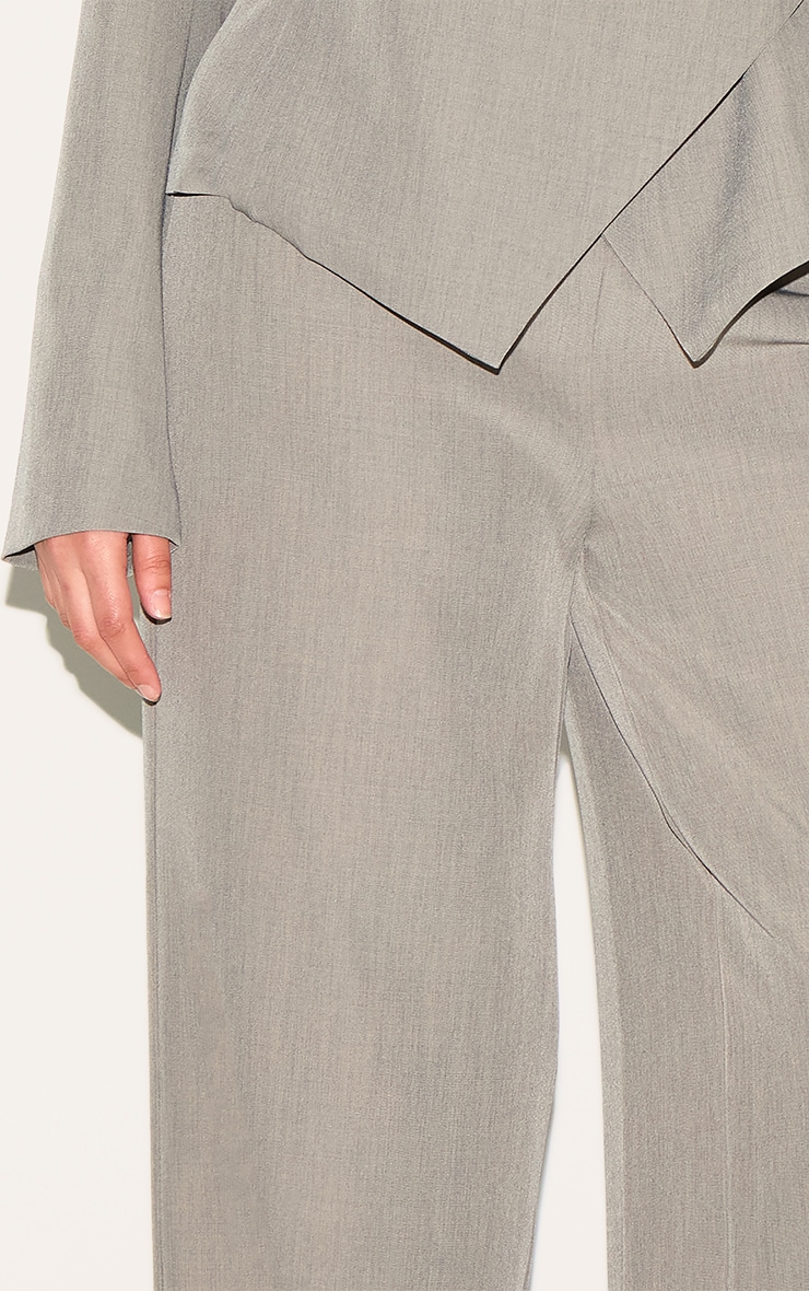 Plus Mushroom Wide Leg Tailored Woven Pants image 4