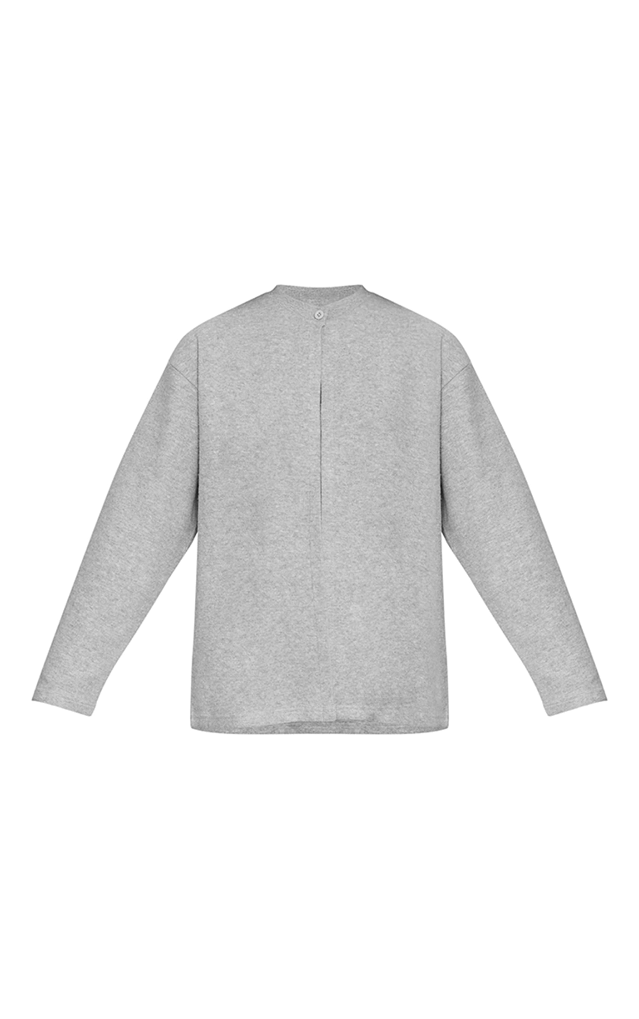 Grey Super Soft Split Front Boxy Cardigan image 5