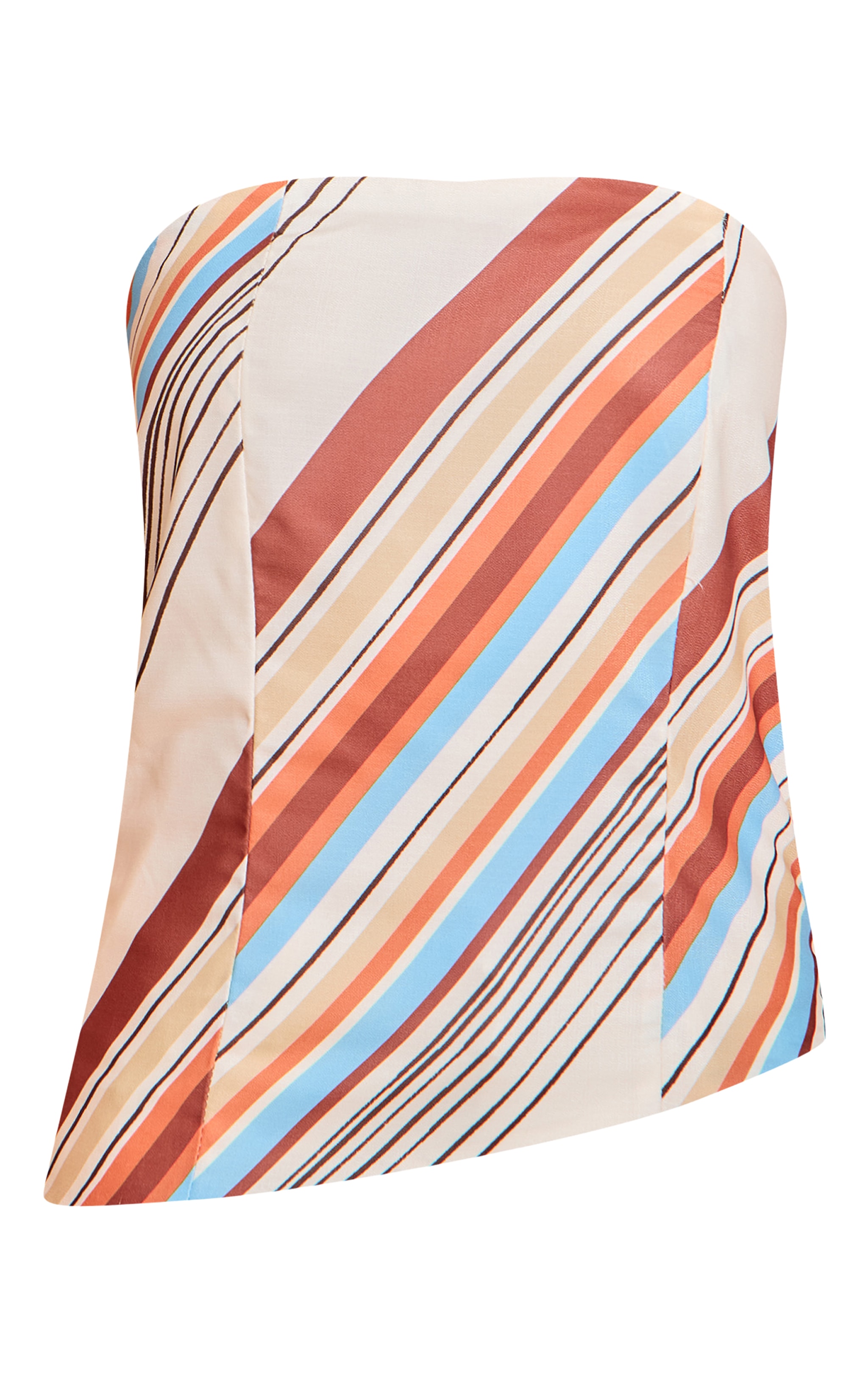 Petite Top bustier multicolore à rayures image 5