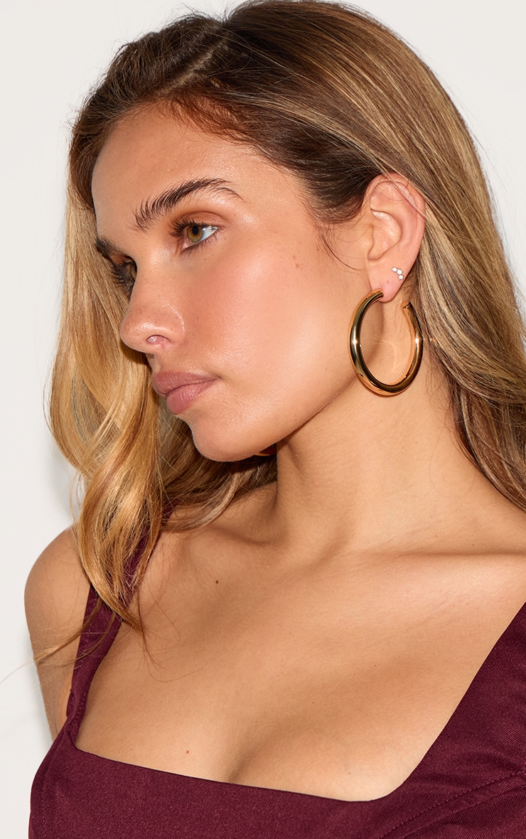 Gold Assorted Multipack Hoop Earrings image 3