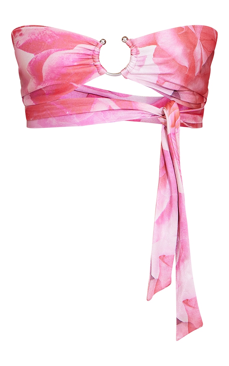 Wide Strap Bikini Top - Pale Rose main image 0