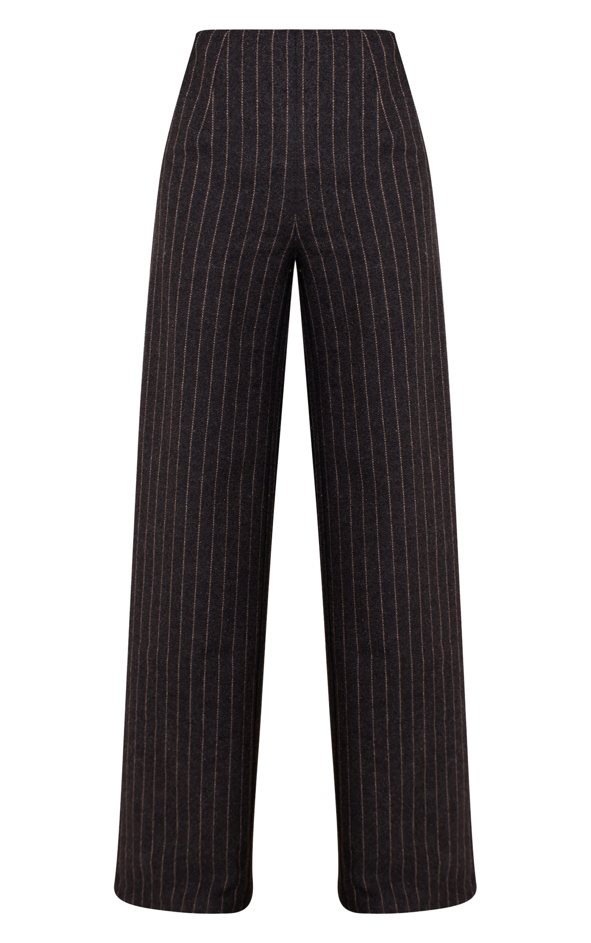 Tall Charcoal Grey Brushed Pinstripe Pant image 5
