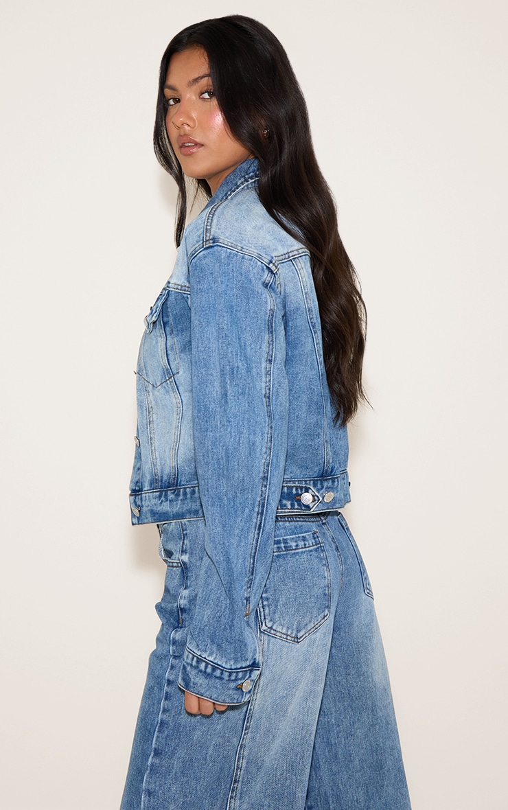 Vintage Slim Fit Denim Jacket image 2