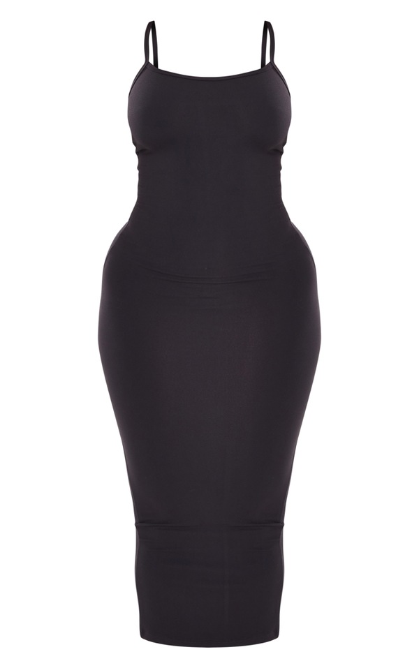 Shape Black Soft Sculpted Maxi Dress Shape PrettyLittleThing