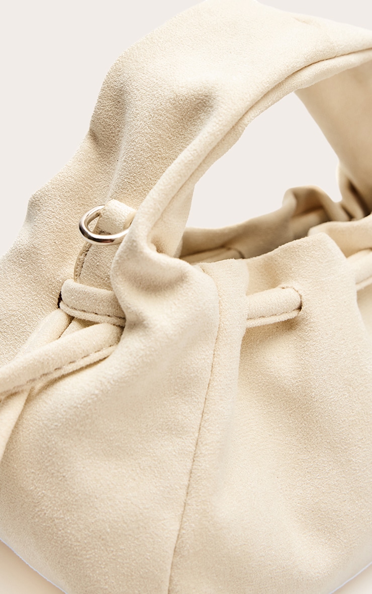 Butter Yellow PU Mini Tassel Detail Handbag image 5