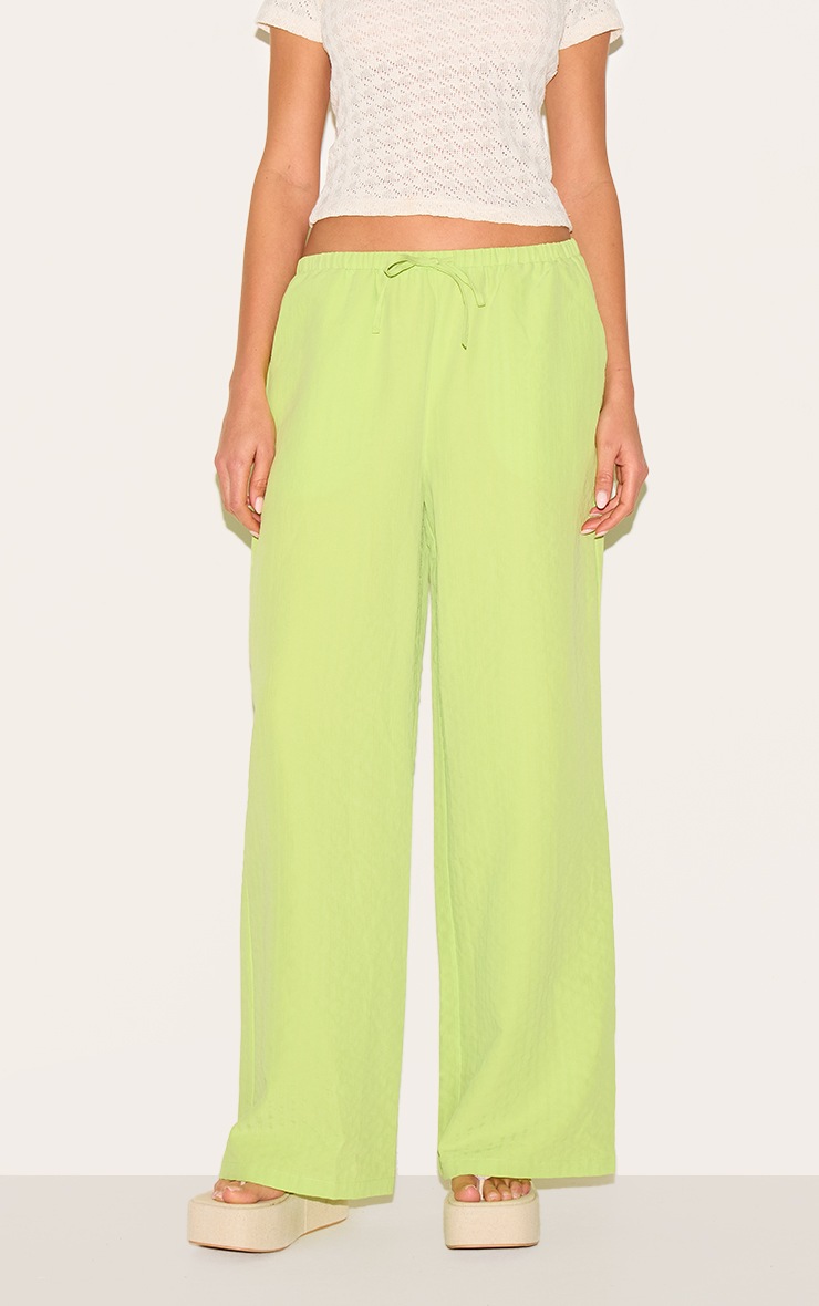 Green Straight Buttoned Trouser main image 0
