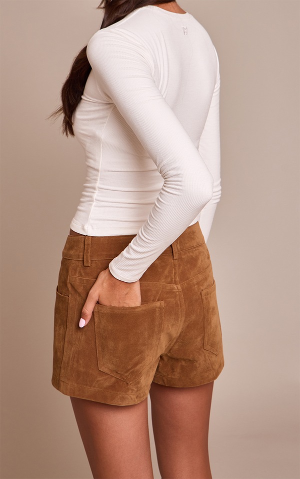 Suede Tailored Short Jacket main image 0