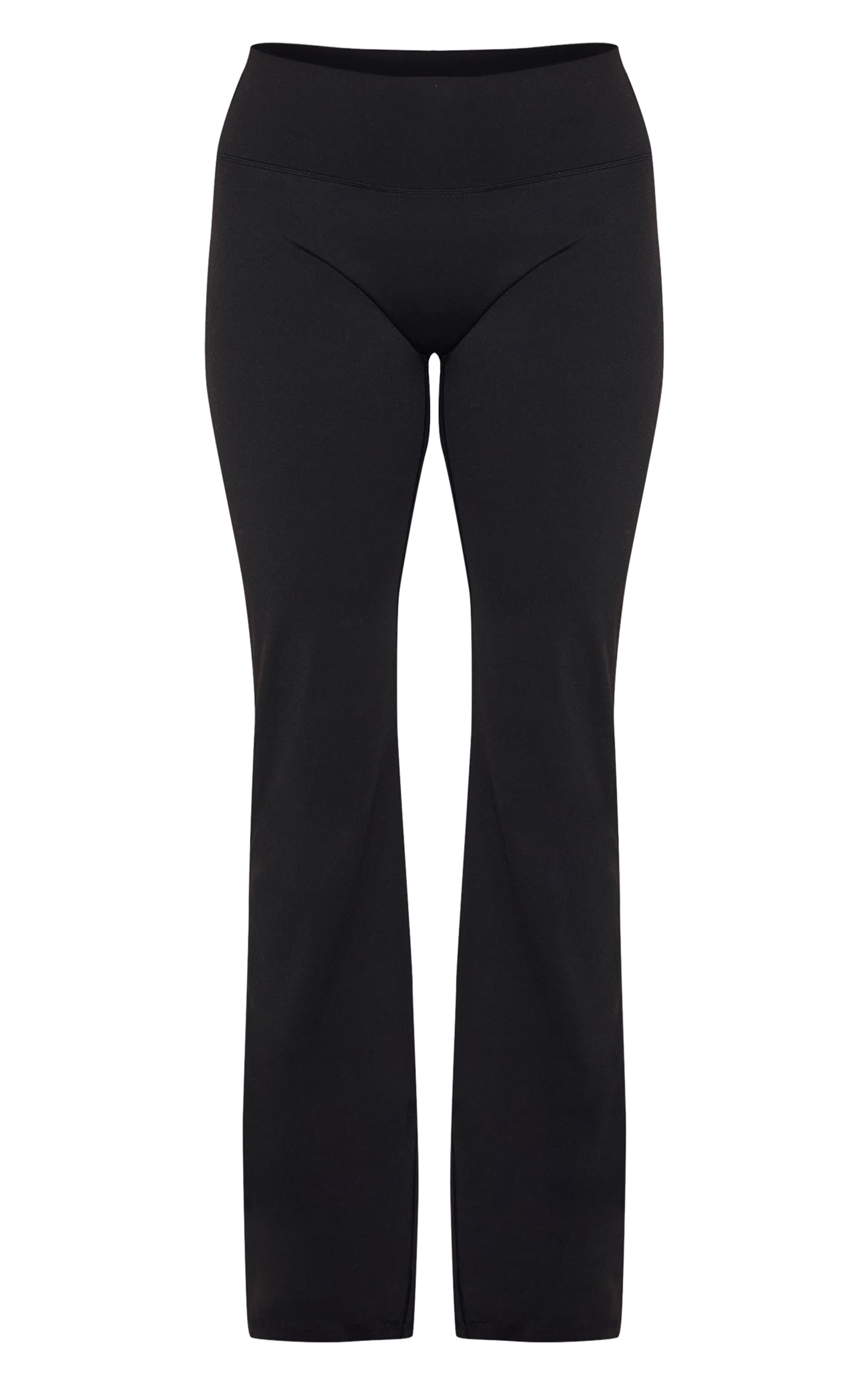 Plus Pantalon de yoga évasé noir Sculpt à taille haute image 5