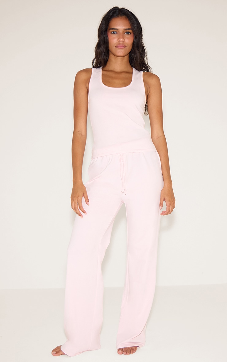 Baby Pink Jersey Pj Vest image 3