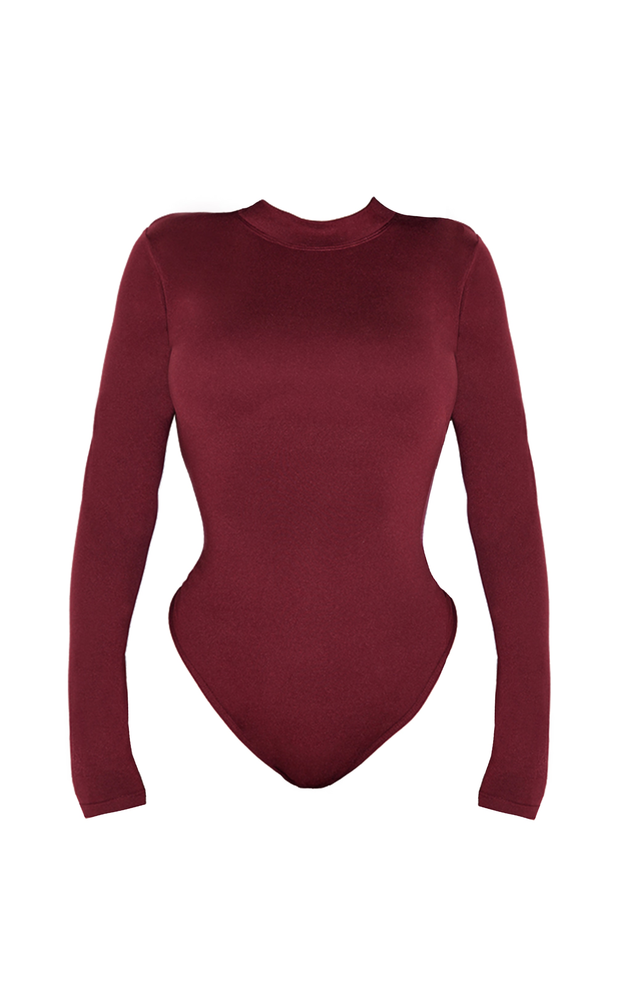 Shape Burgundy Sculpted Long Sleeve Bodysuit image 5