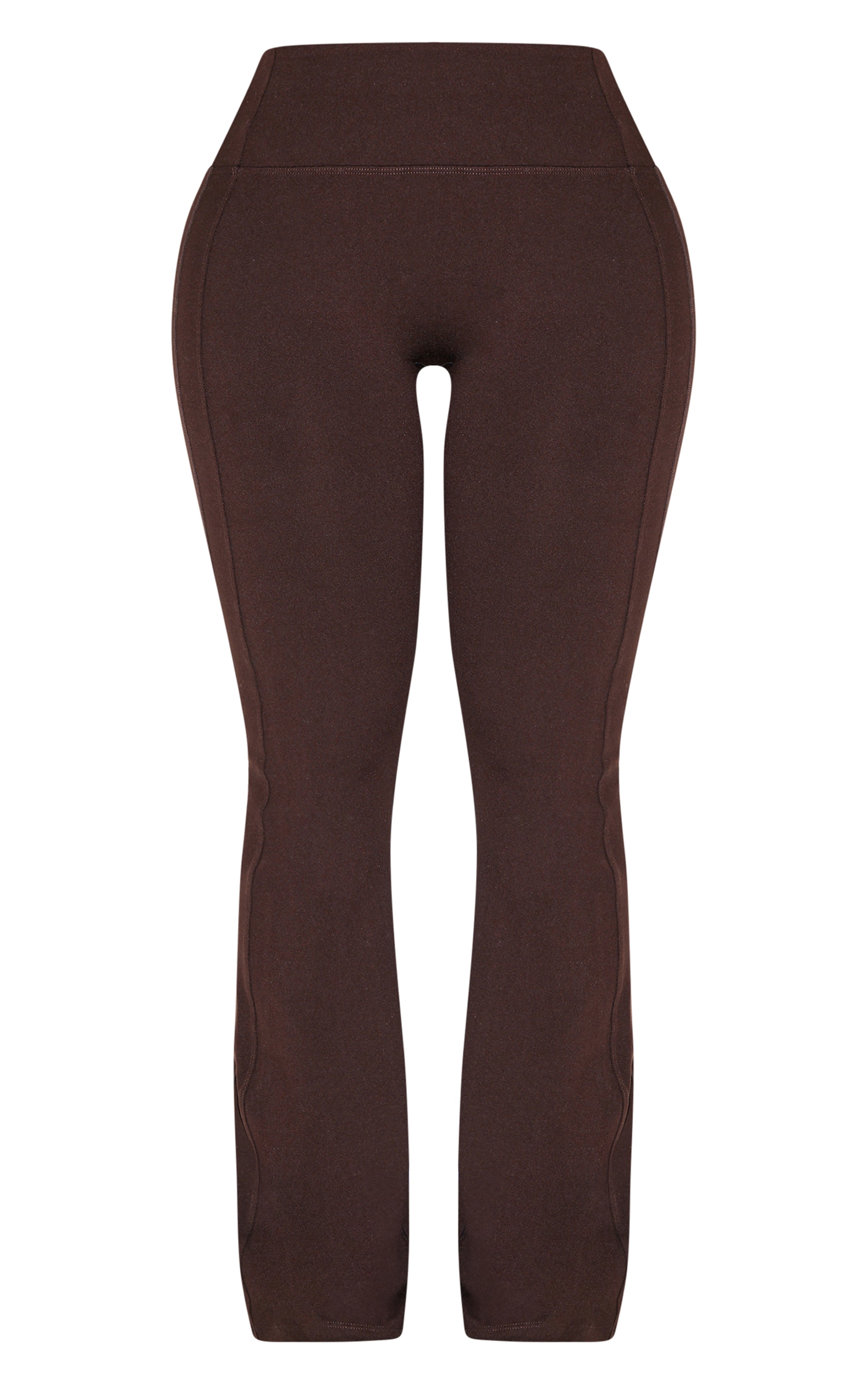 Shape Chocolate Sculpt Active High Waisted Seam Flared Trousers image 5