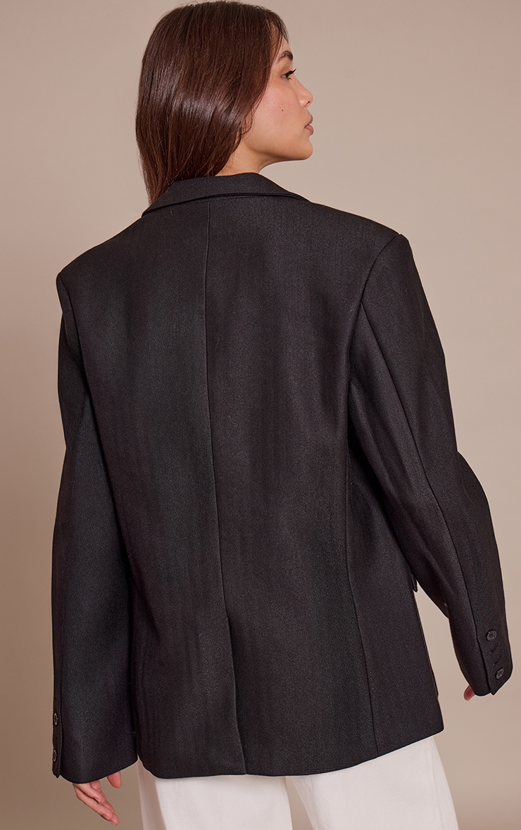 Black Boyfriend Premium Blazer image 2