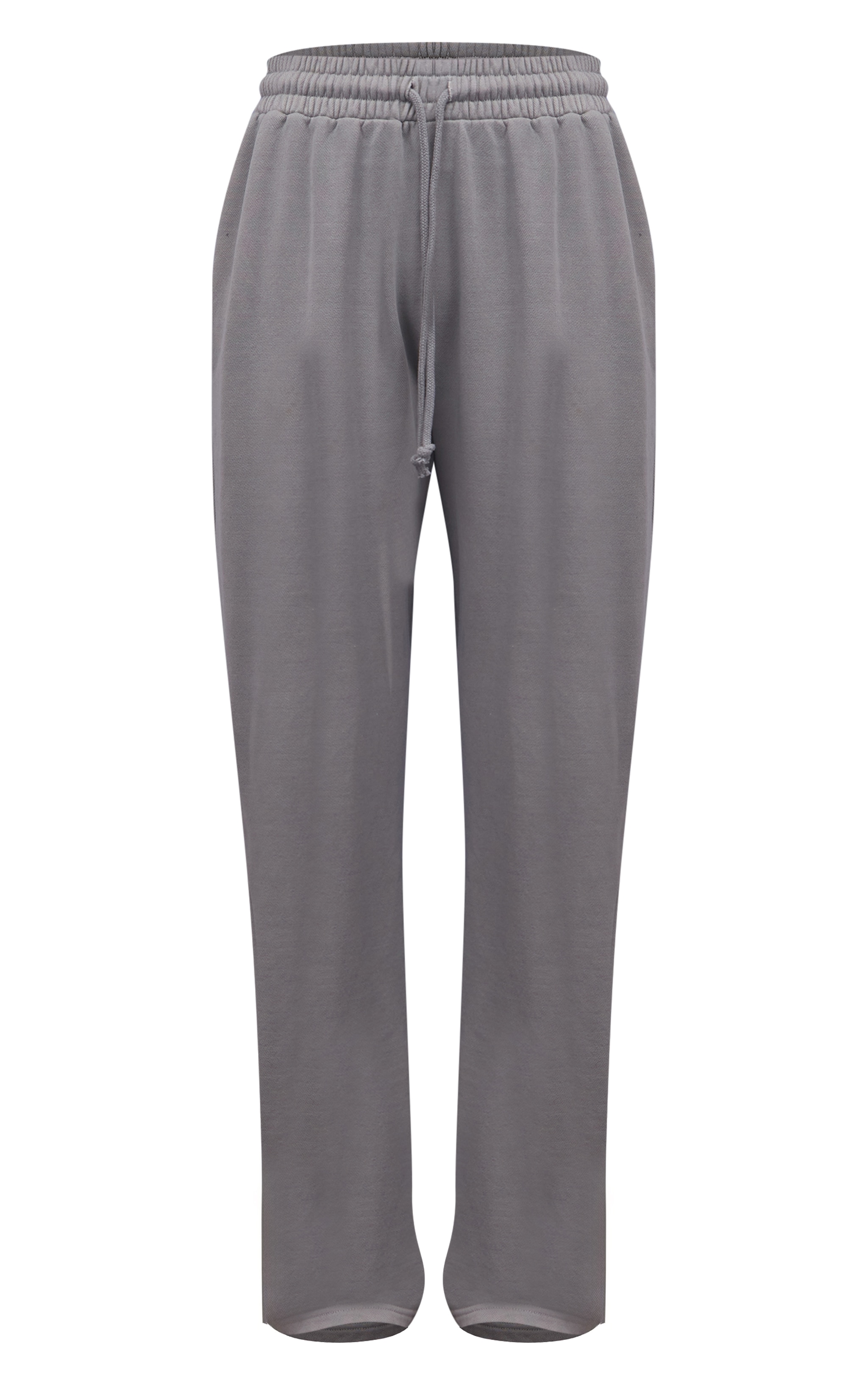 Ash Grey Acid Wash Drawcord Cuff Track Pant image 5