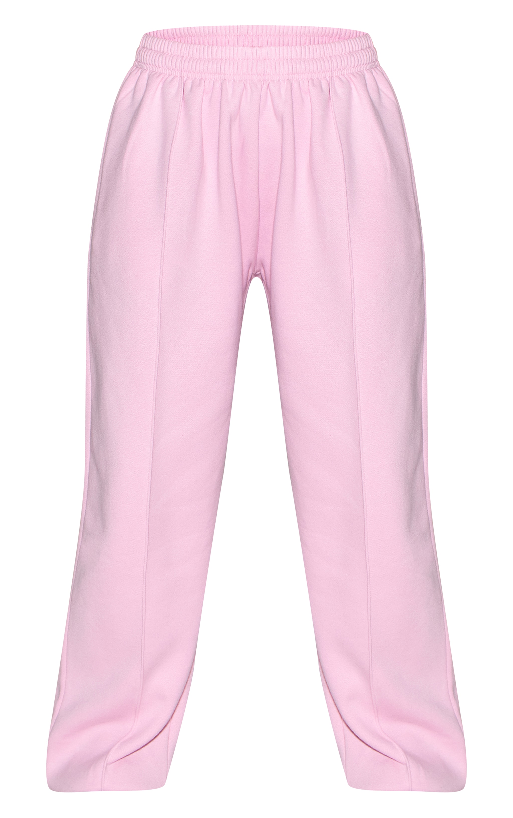 Pink Pintuck Oversized Cuffed Track Pant image 5