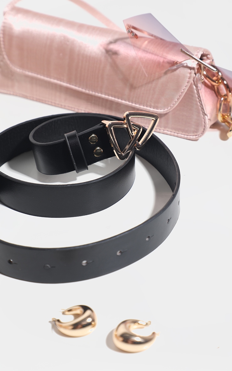 Gold Double Triangular Waist Belt
