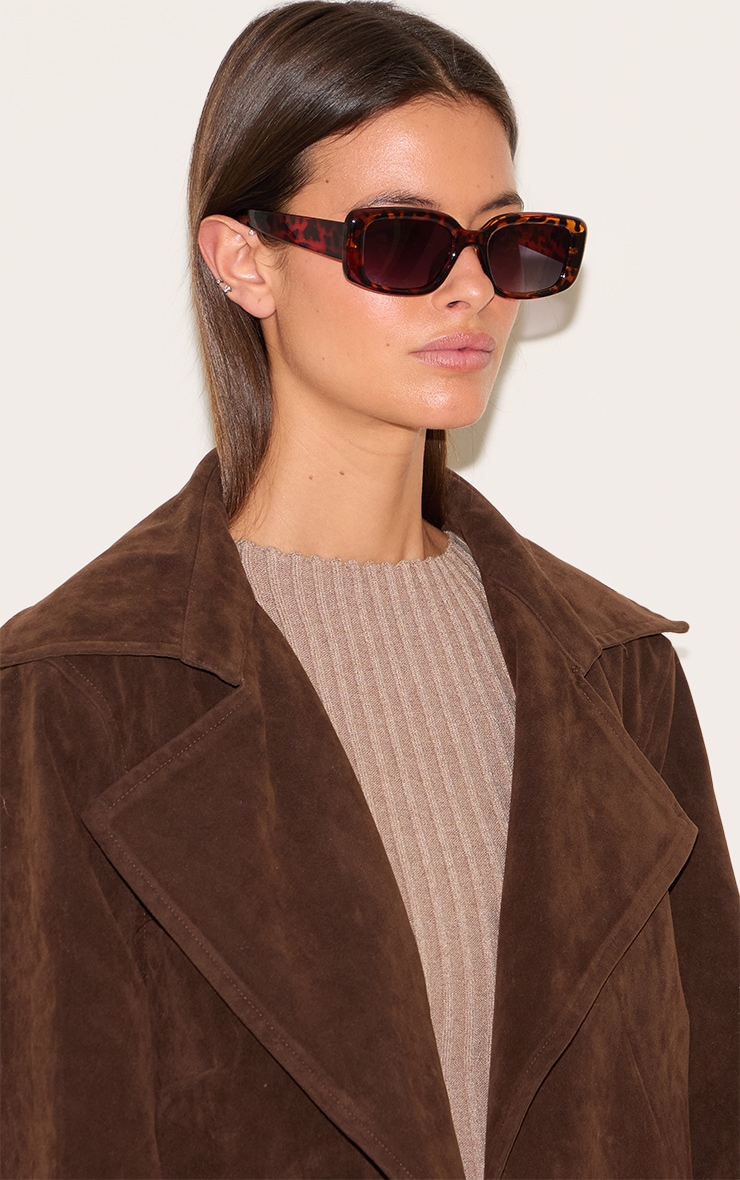 Tortoiseshell Square Sunglasses image 1