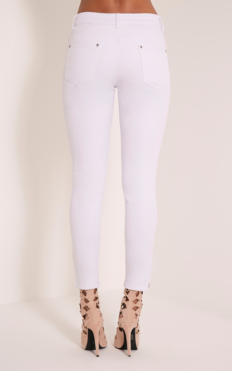 ankle grazer high waisted jeans