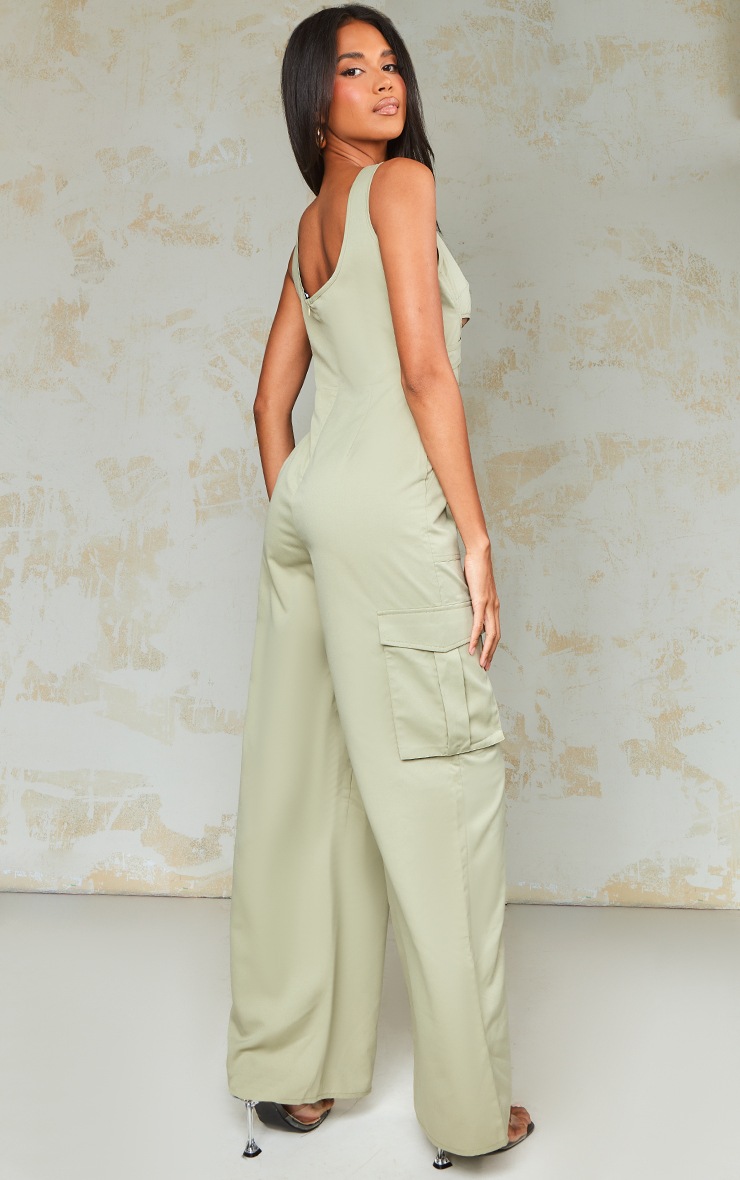 Pale shop green jumpsuit