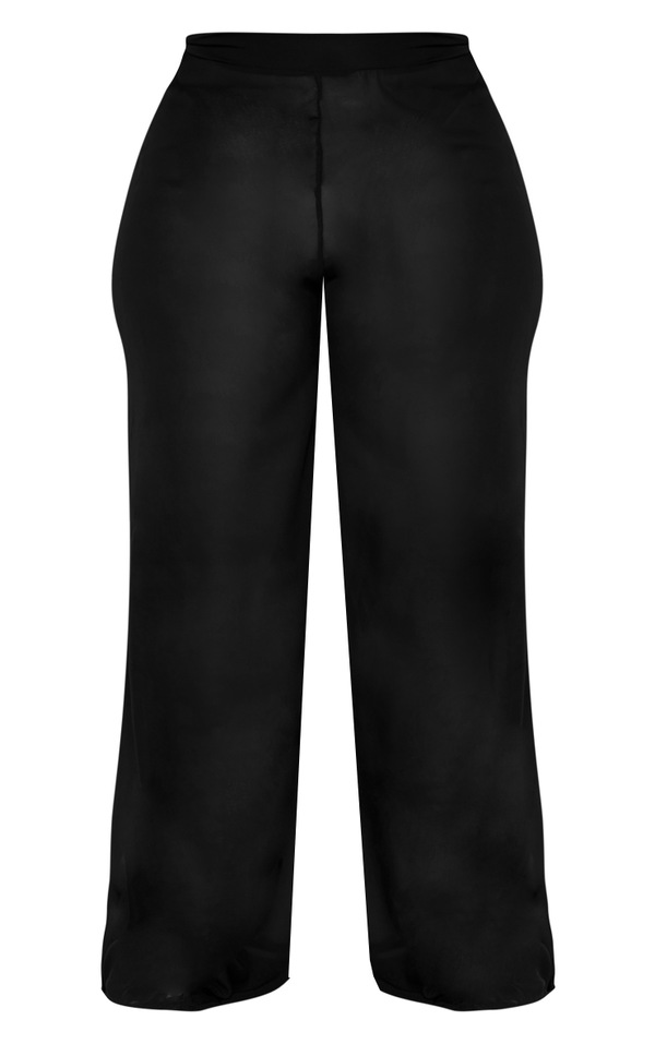 Plus Black Ruched Bum Beach Pants PrettyLittleThing USA