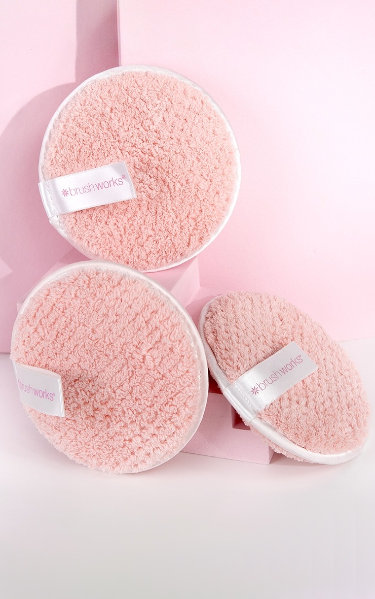 Brushworks Reusable Makeup Remover Pads - 3 Pack image 2