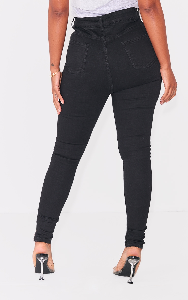 Shape Black Disco Skinny Jeans image 3