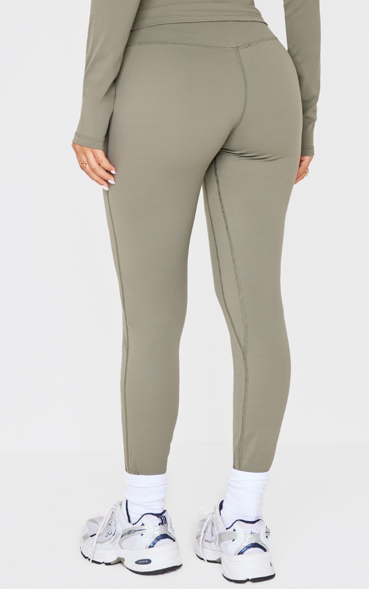 Petite Olive Sculpt High Waist Gym Leggings image 3
