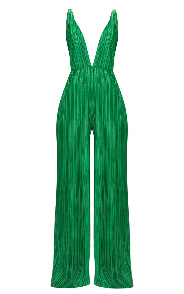 green strappy jumpsuit